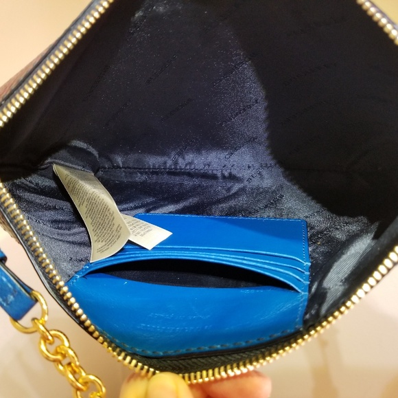 BURBERRY Leather, House Check And Snakeskin Clutc - Picture 4 of 7